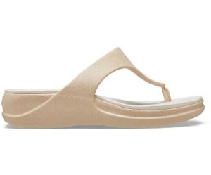 CROCS BOCA WEDGE FLIP W(Chai)