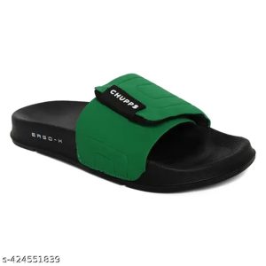 Quilt Bloom Slide (Green/Black)